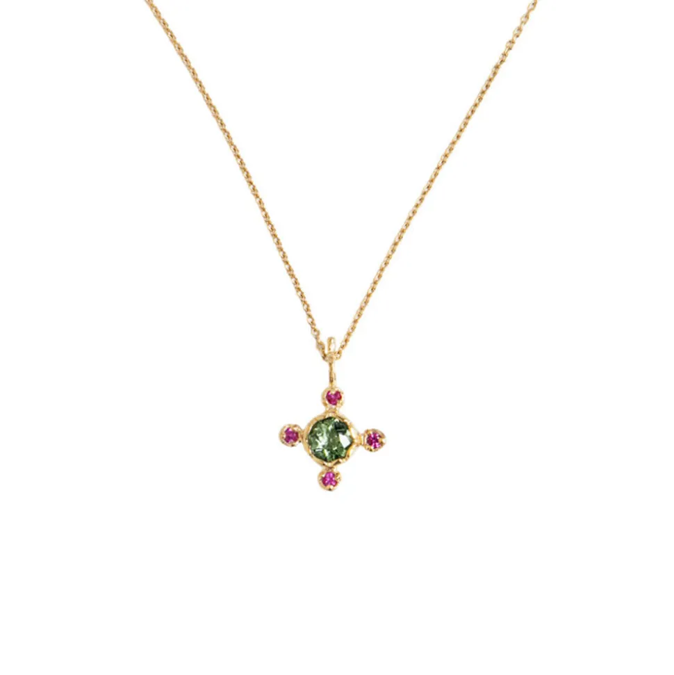 ALIX D REYNIS Alix D. Reynis - Collier Anna - Vert<Women Necklaces