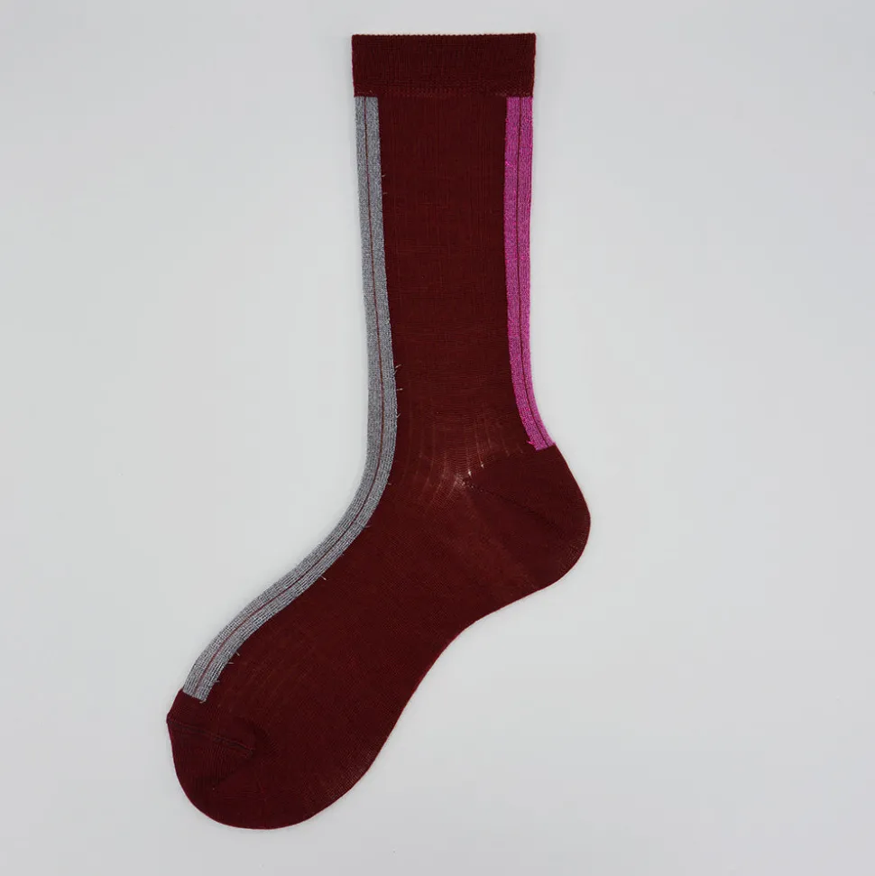 Alto Milano - Chaussettes Altea - Bordeaux<Women Socks | Socks