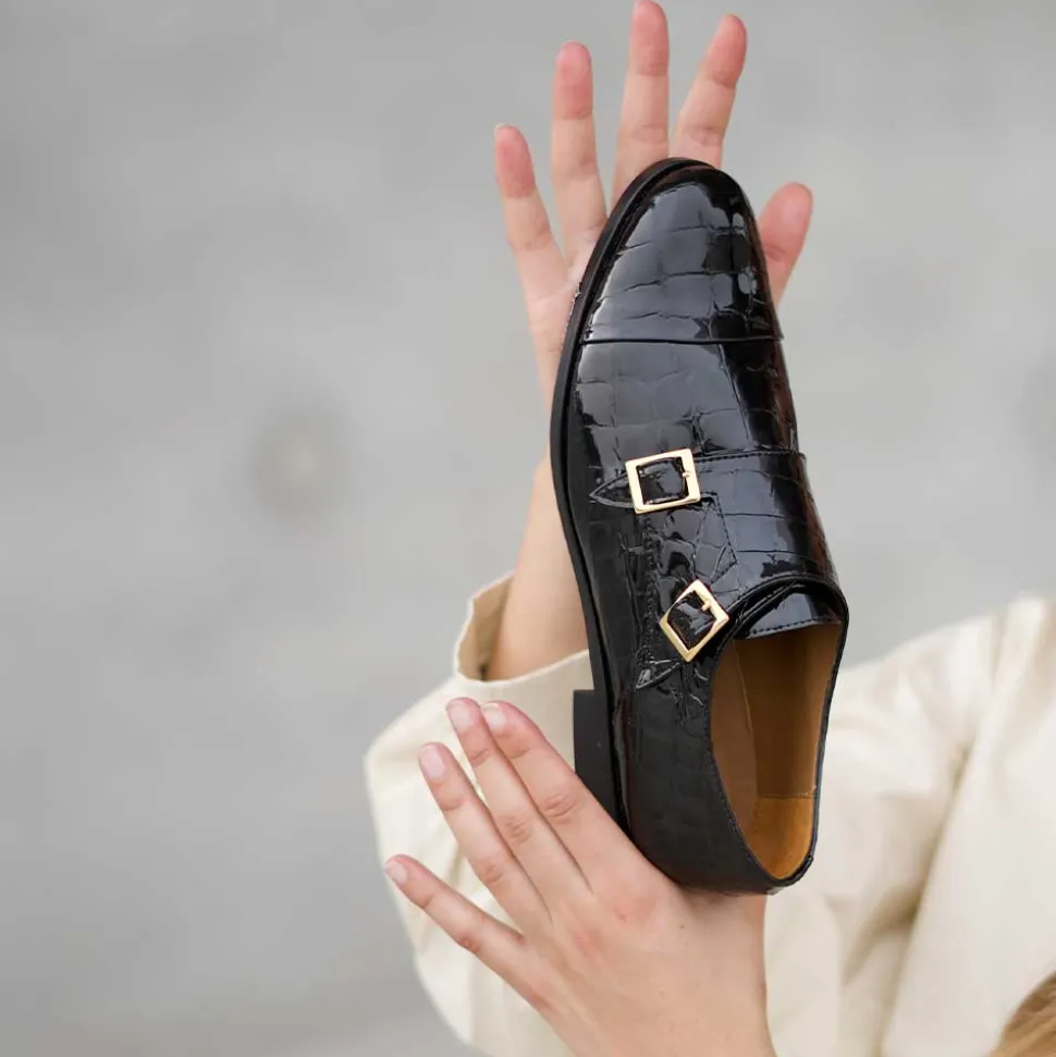 ANNE THOMAS - Mocassins Mister Thomas - Noir<Women Loafers