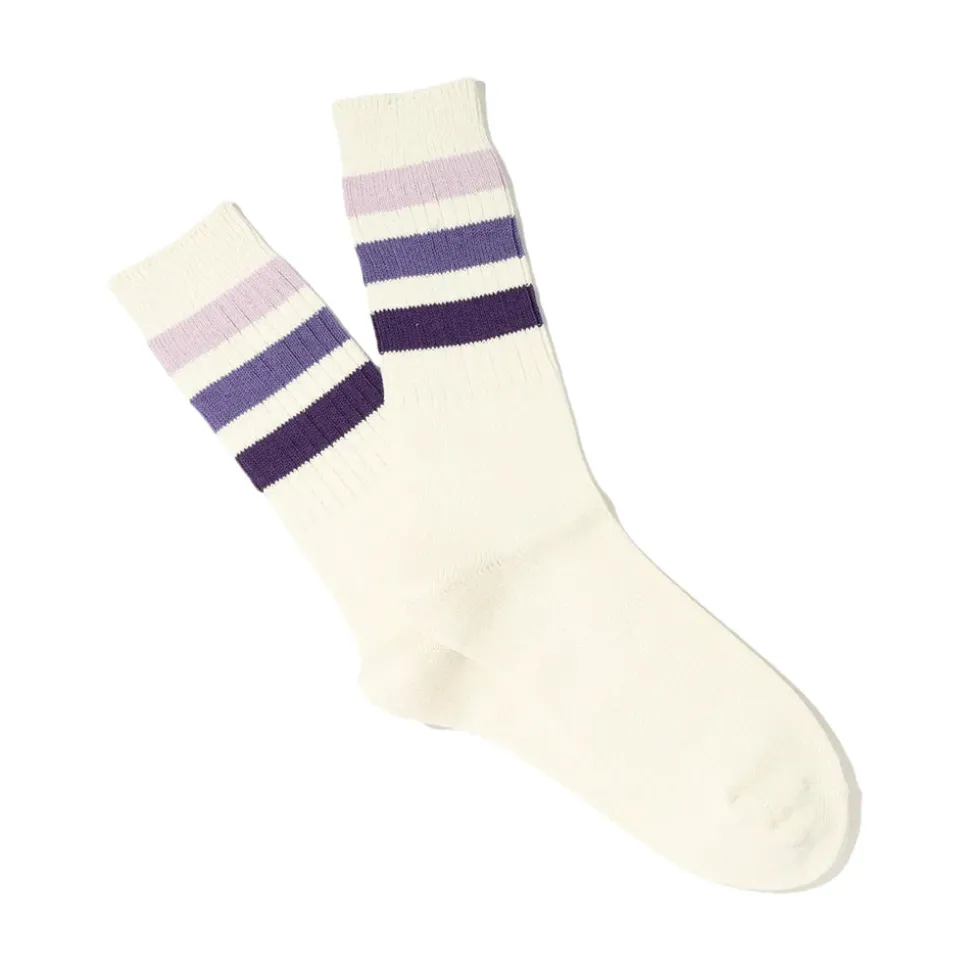 Anonymous ISM - Chaussettes Gradation Crew - Violet<Women Socks | Socks