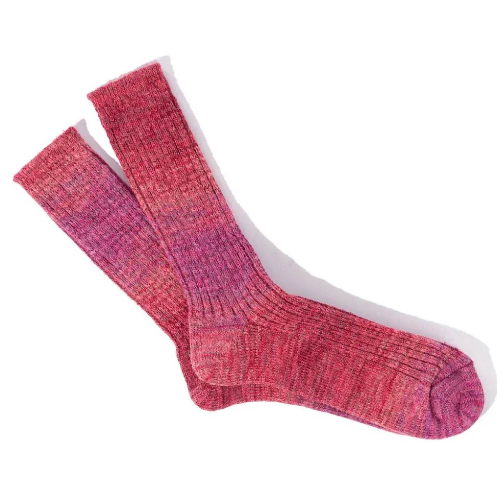 Anonymous ISM - Chaussettes Splash - Rose<Women Socks | Socks