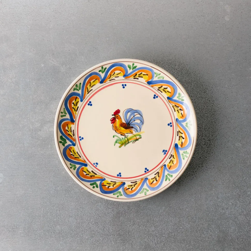 244 FASANO Assiette Coq - Multicolore< Dinner Plates