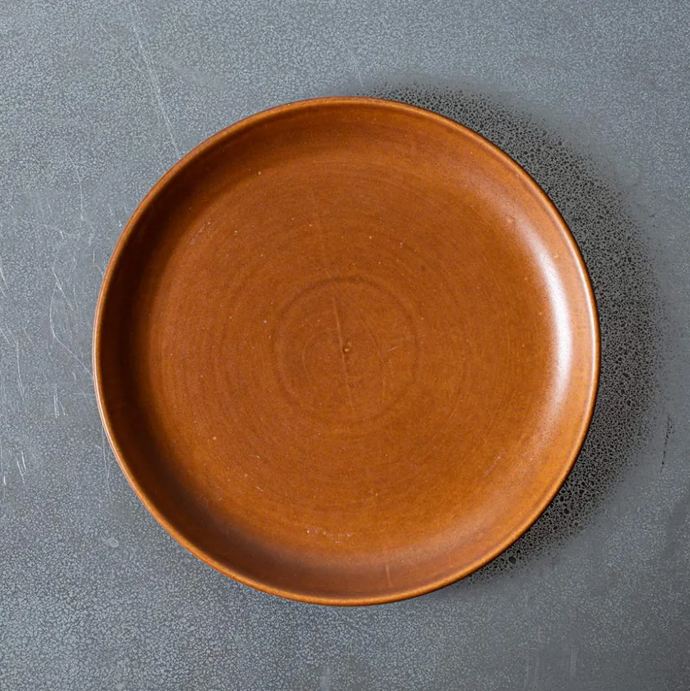 559 STONEWARE Assiette plate en grès fin - Cannelle< Dinner Plates