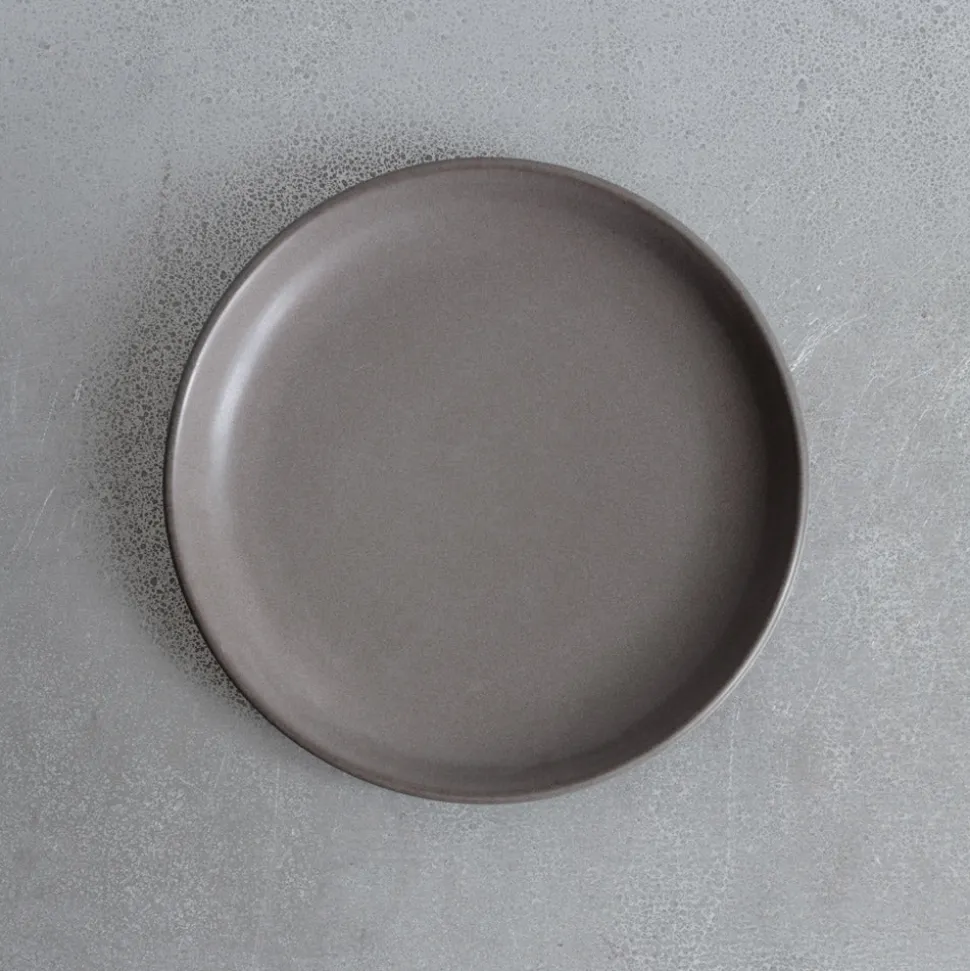 559 STONEWARE Assiette plate en grès fin - Gris Ardoise< Dinner Plates