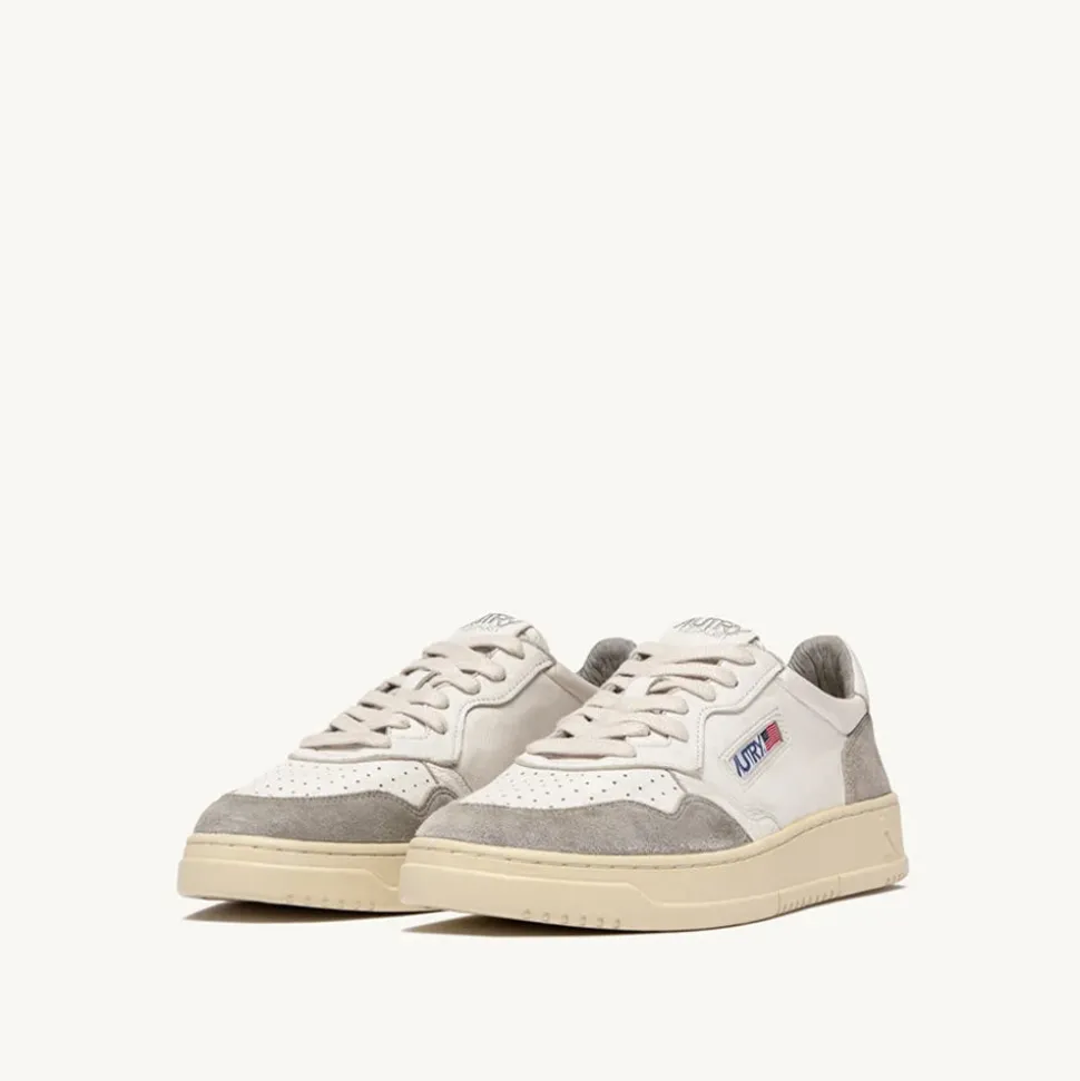 AUTRY - Baskets Medalist Low Goat/Suede - Gris< Sneakers ​