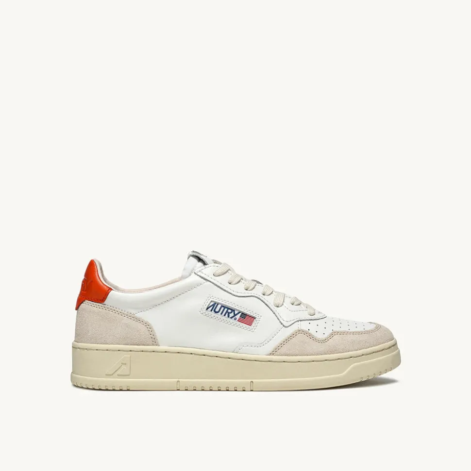 AUTRY - Baskets Medalist Low Suede - Orange< Sneakers ​