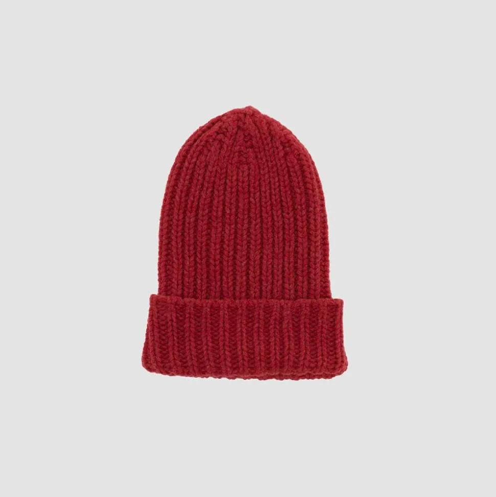 BASERANGE - Bonnet mea - Rouge<Women Beanies