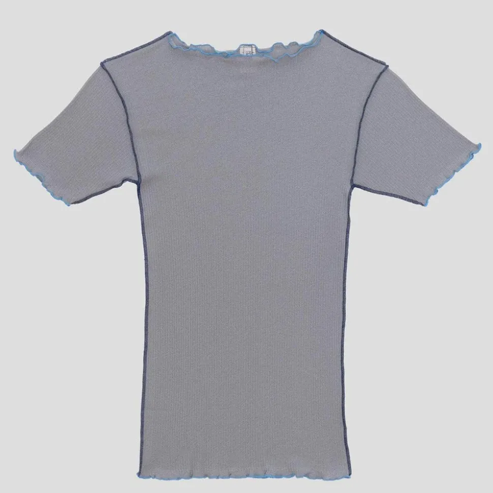 BASERANGE - T-Shirt Vein - Bleu<Women T-Shirts