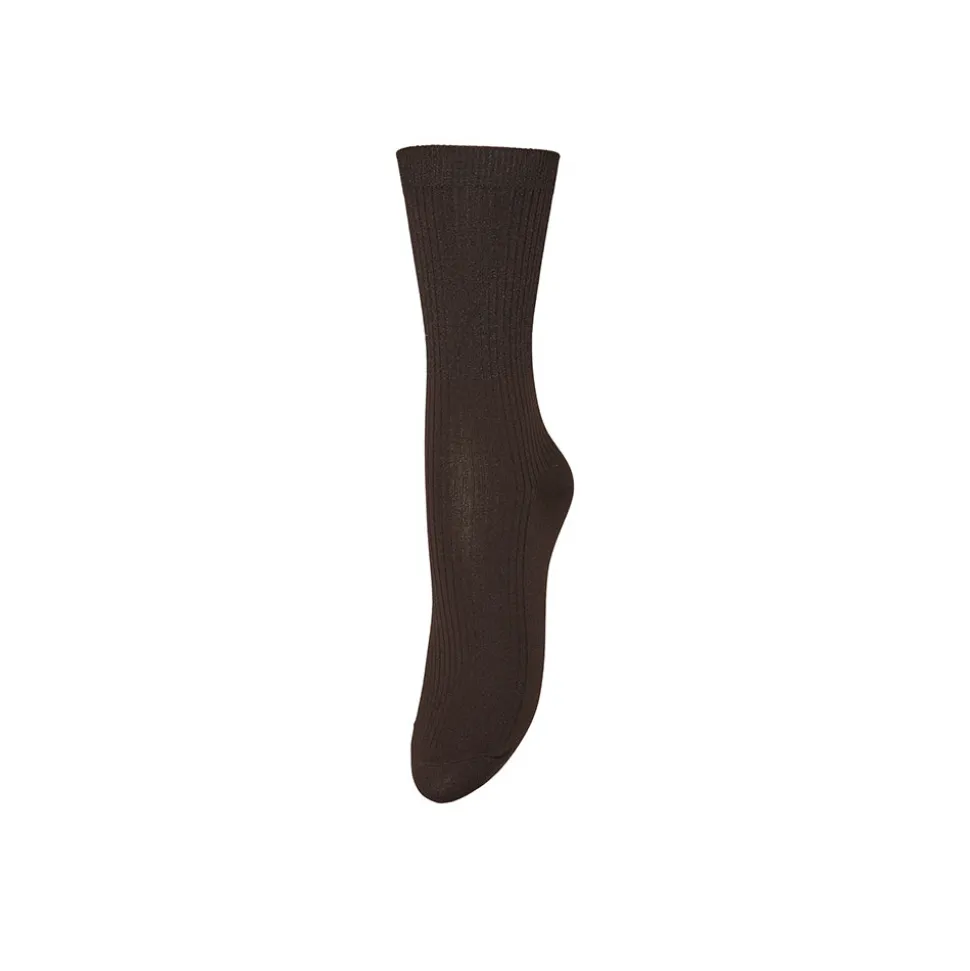 Becksöndergaard - Chaussettes Grady Glitter - Marron<Women Socks | Socks