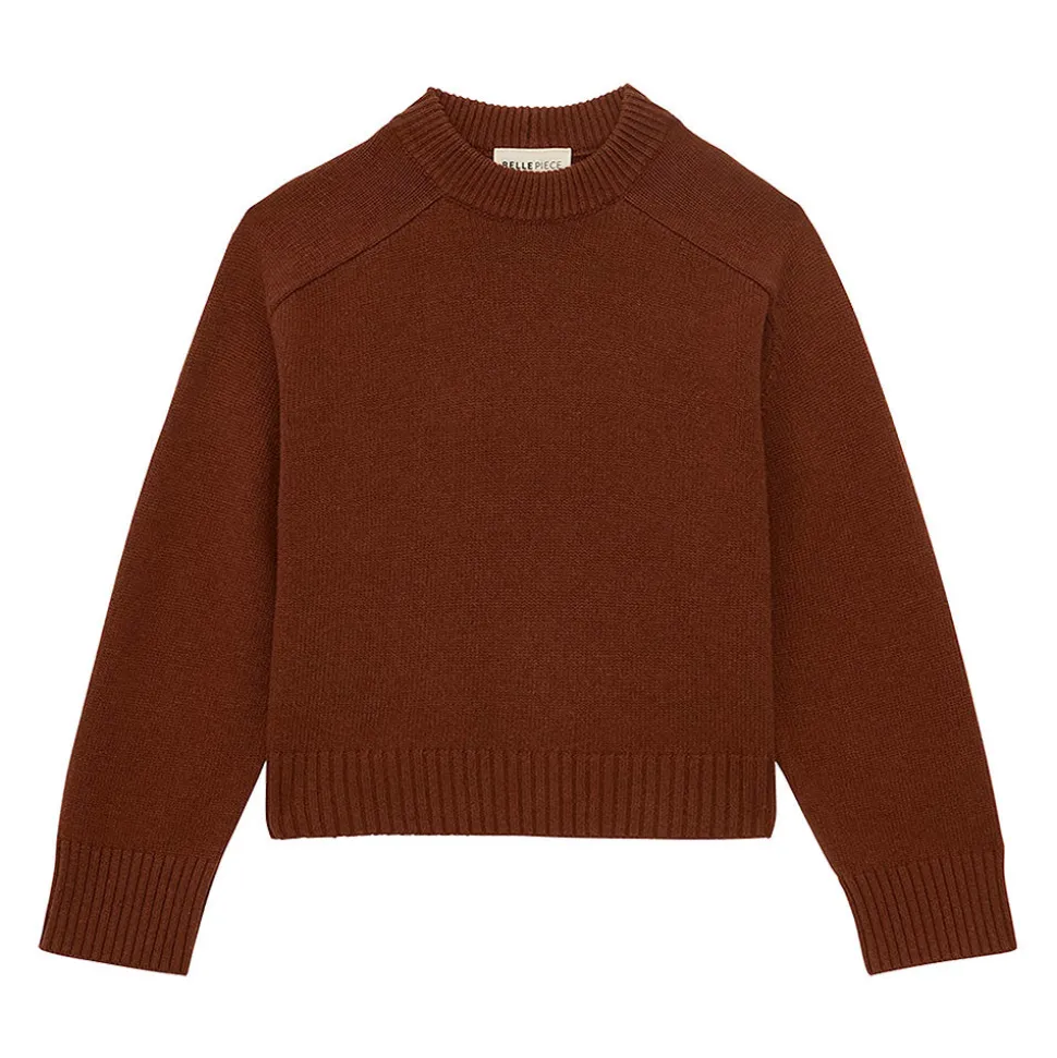 Belle Pièce - Pull Joe - Marron<Women Knitwear