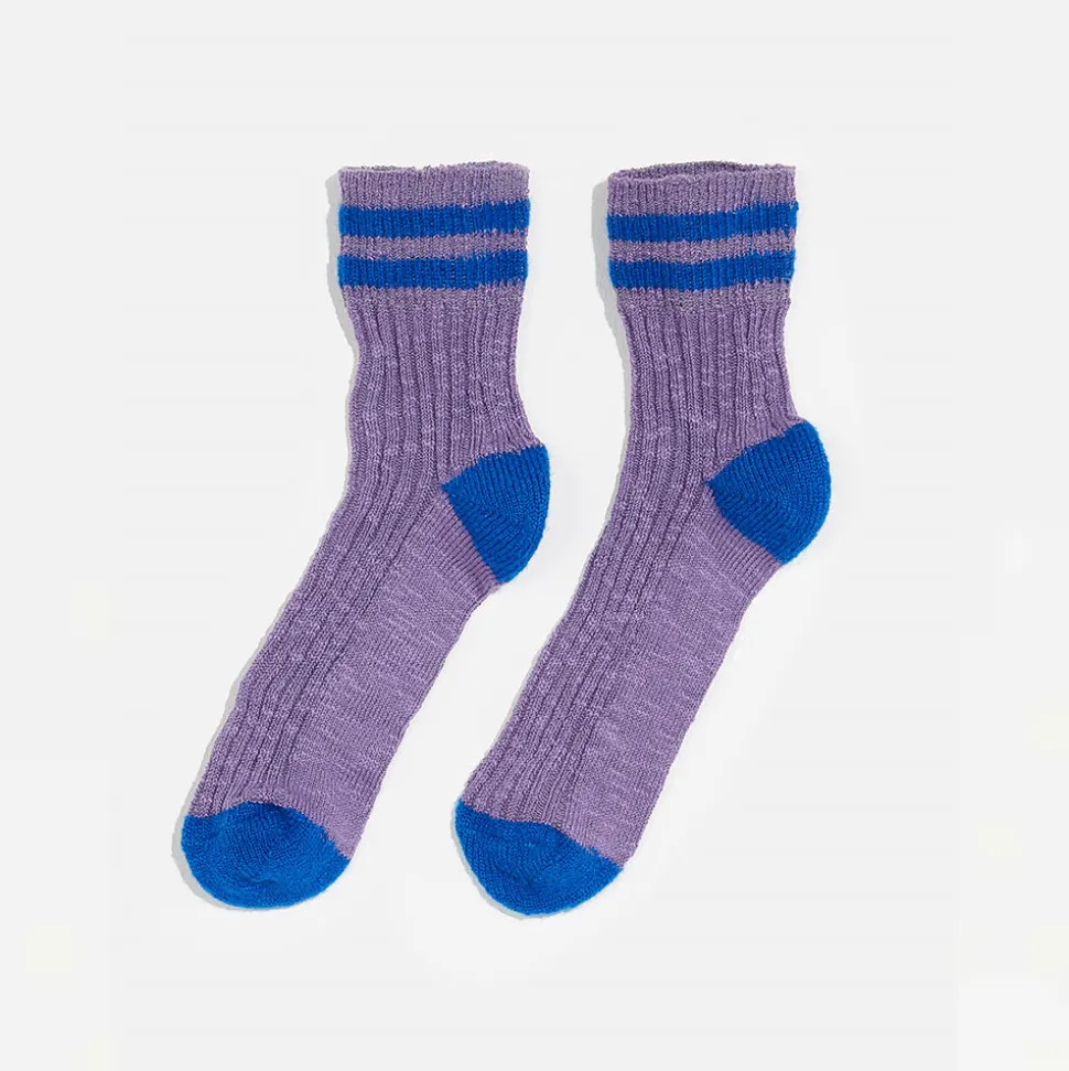 Bellerose - Chaussettes Funt - Violet<Women Socks | Socks