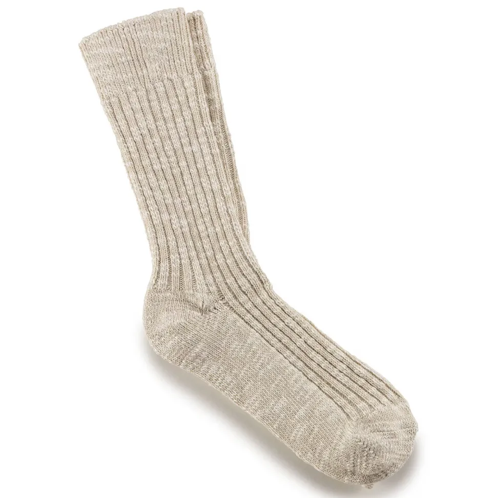 BIRKENSTOCK - Chaussettes Coton Flammé - Beige<Women Socks | Socks