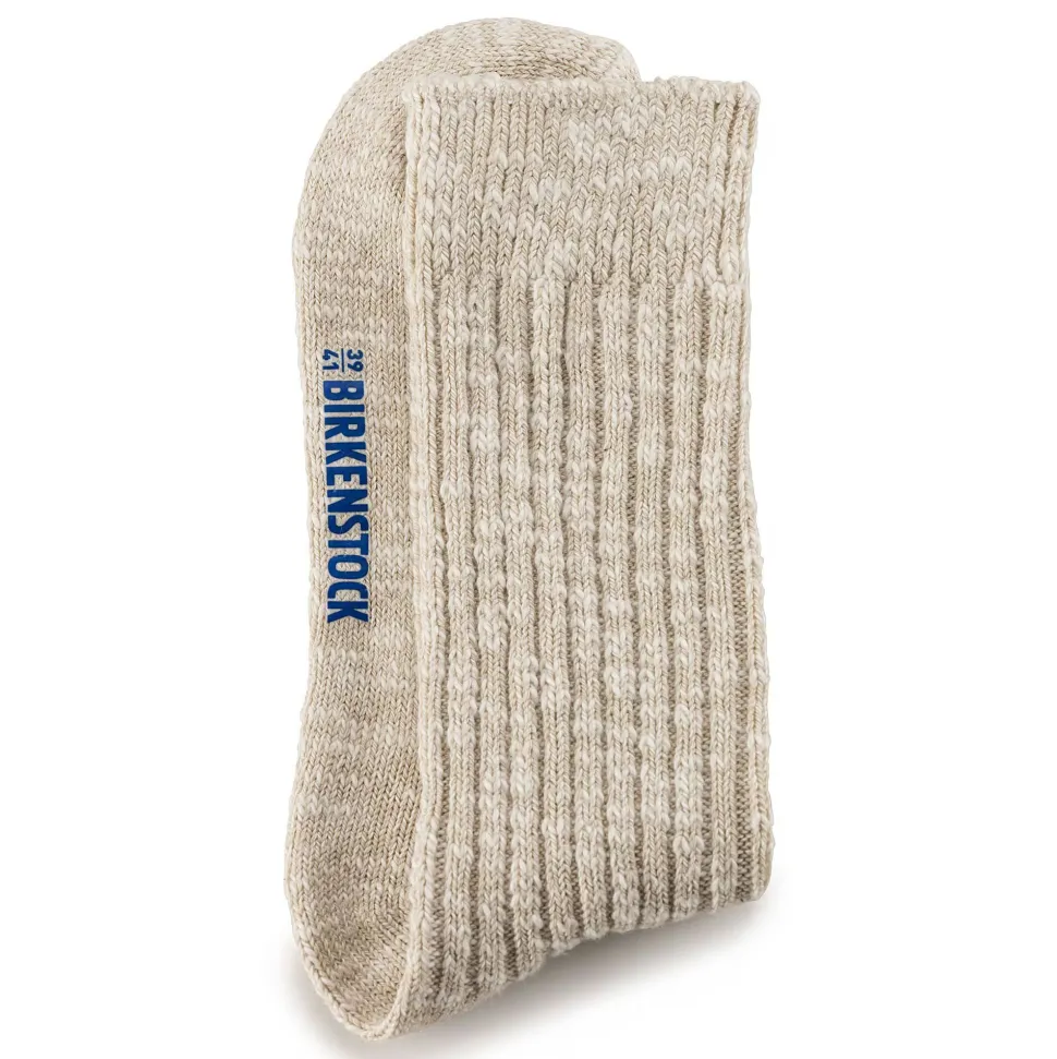 BIRKENSTOCK - Chaussettes Coton Flammé - Beige<Women Socks | Socks