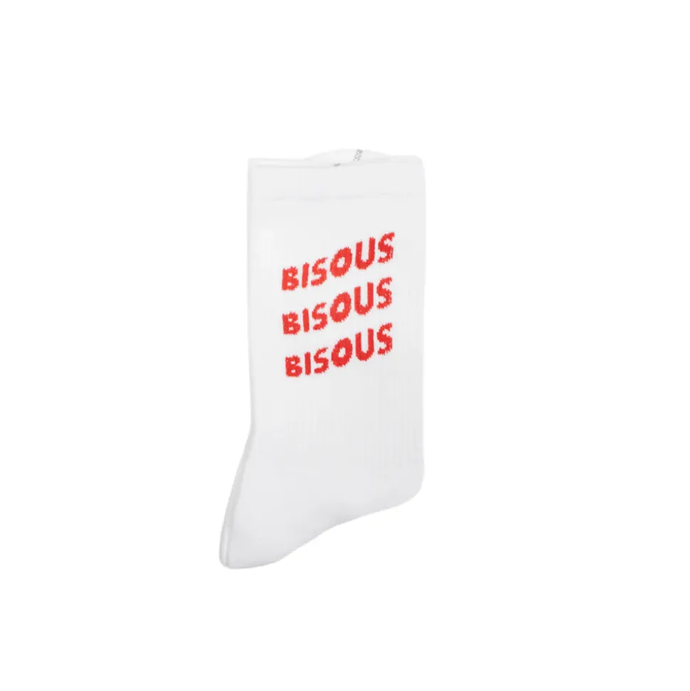 Bisous Skateboard - Chaussettes Sonics - Rouge<Women Socks | Socks