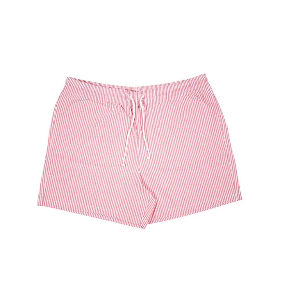 BISOUS SKATEBOARD - Short de bain rayures - Rose< Shorts