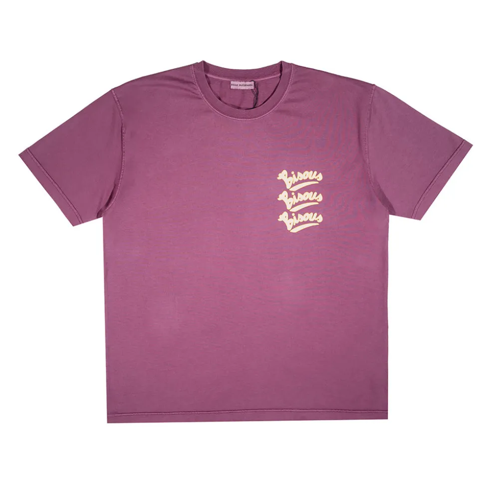 BISOUS SKATEBOARD - T-Shirt Gianni - Aubergine< T-Shirts