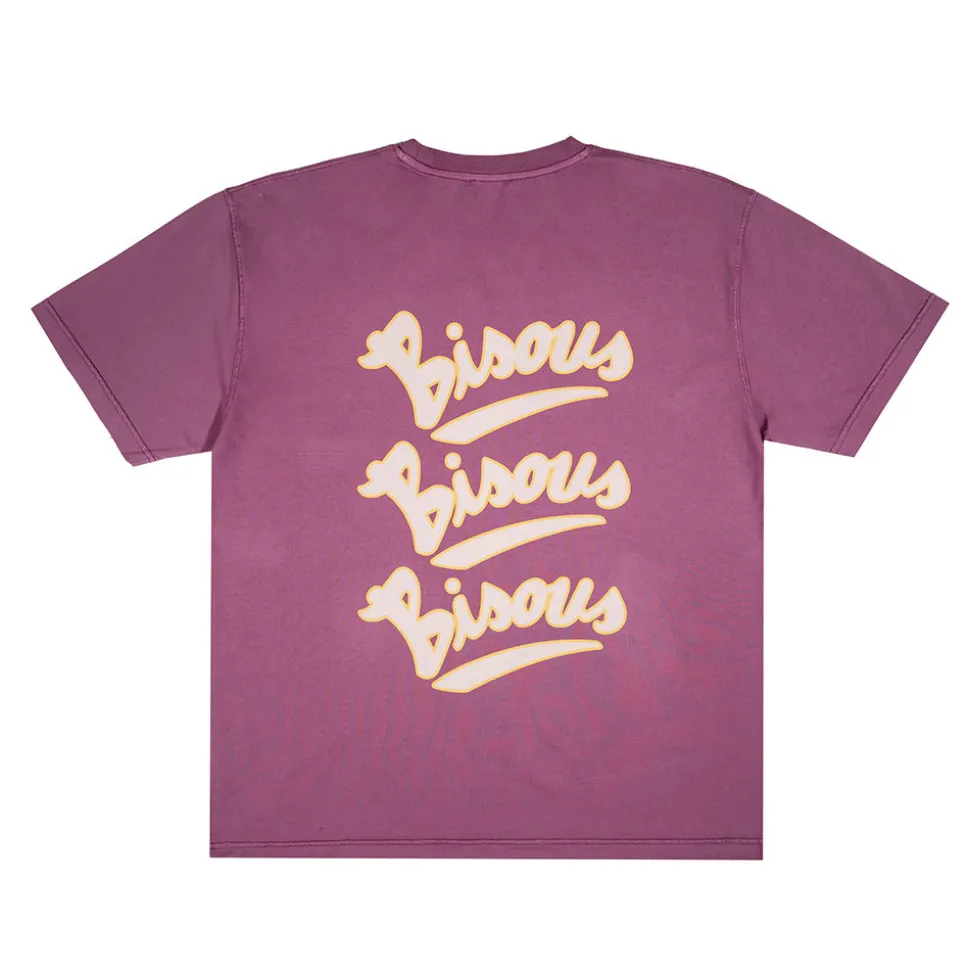 BISOUS SKATEBOARD - T-Shirt Gianni - Aubergine< T-Shirts