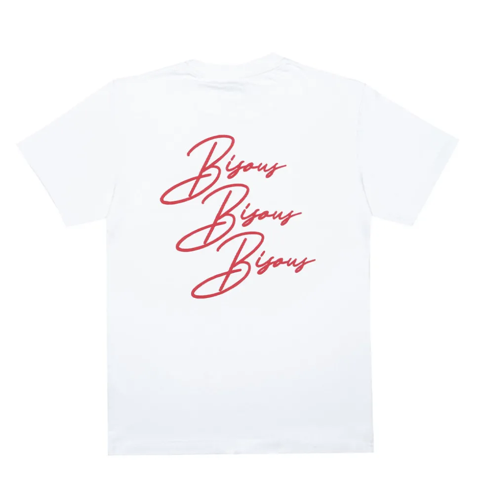 Bisous Skateboard - T-Shirt SS Cigarette - Blanc< T-Shirts