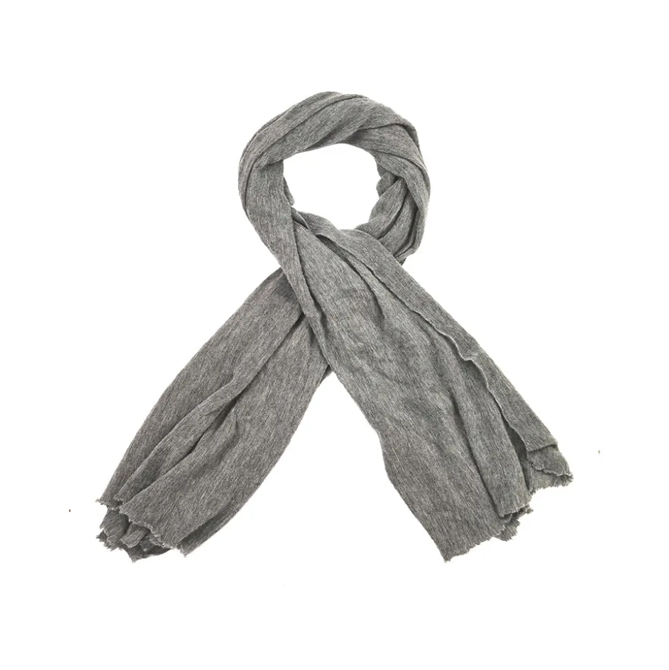 BOTTO GIUSEPPE - Écharpe en cahemire - Gris<Women Shawls