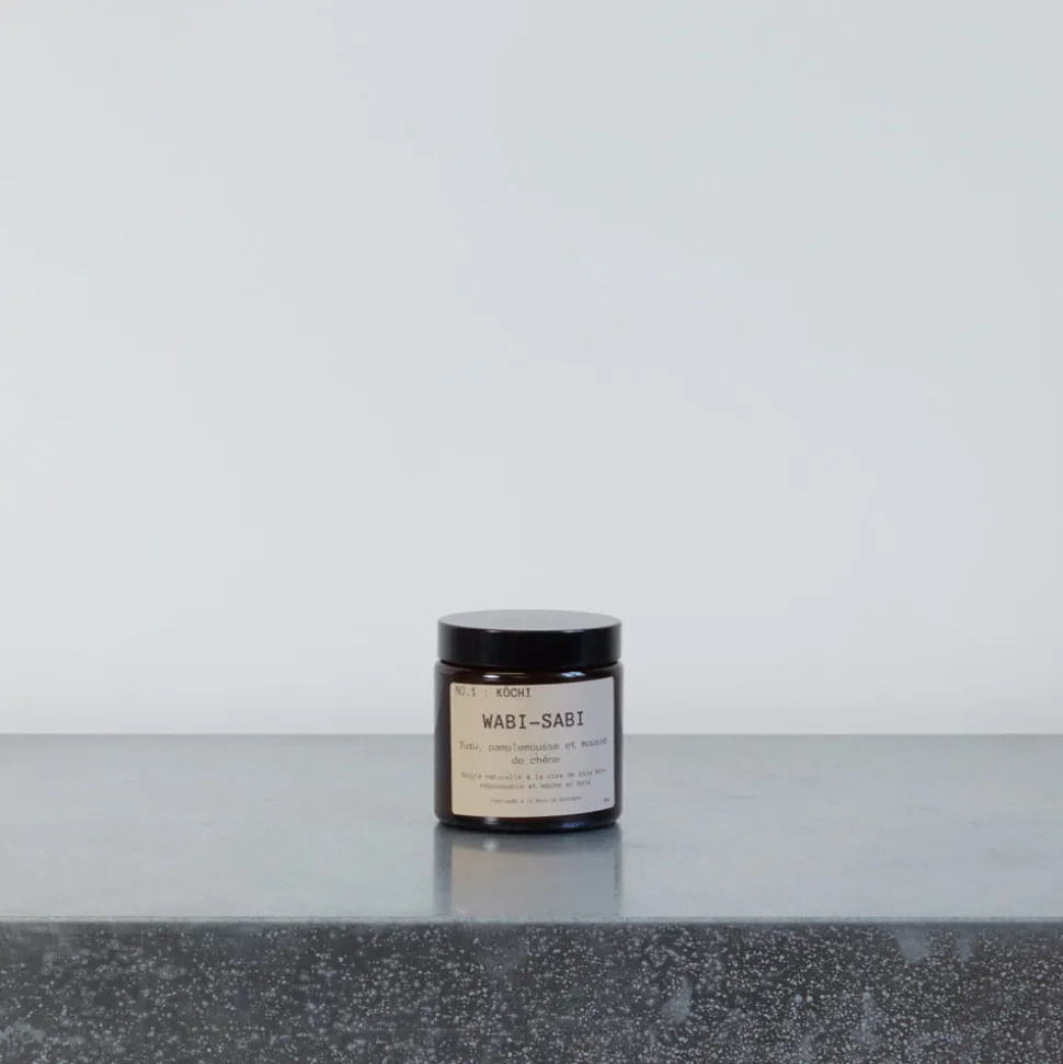 2964 WABI SABI Bougie n.1 Kochi - 90 g< Candles & Home Fragrance