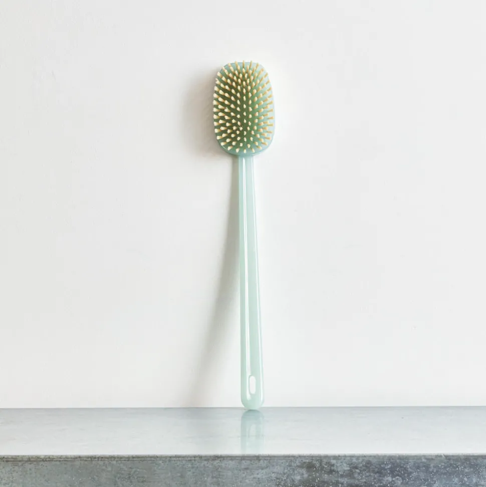 2060 ACCA KAPA Brosse de bain - Manche Bleu Transparent< Bathroom Accessories | Bath Selection Merci