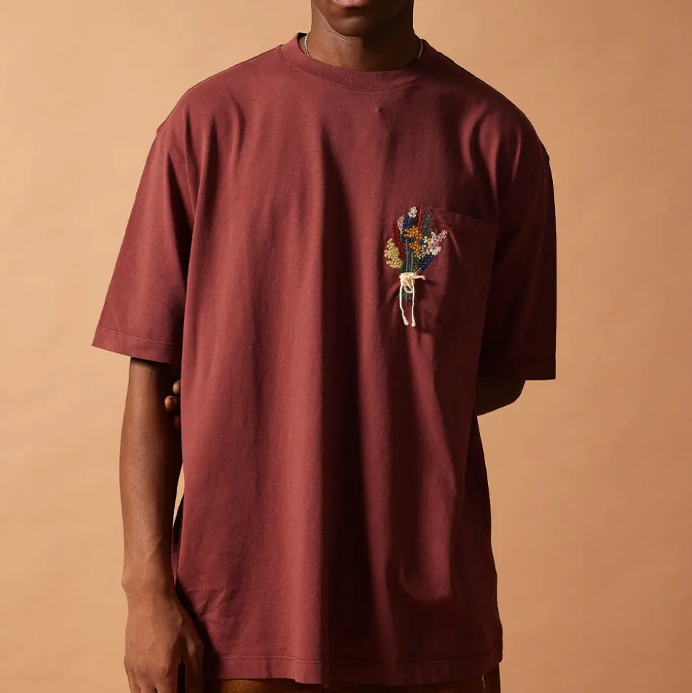 CALEB - T-shirt Buttercup - Bordeaux< T-Shirts