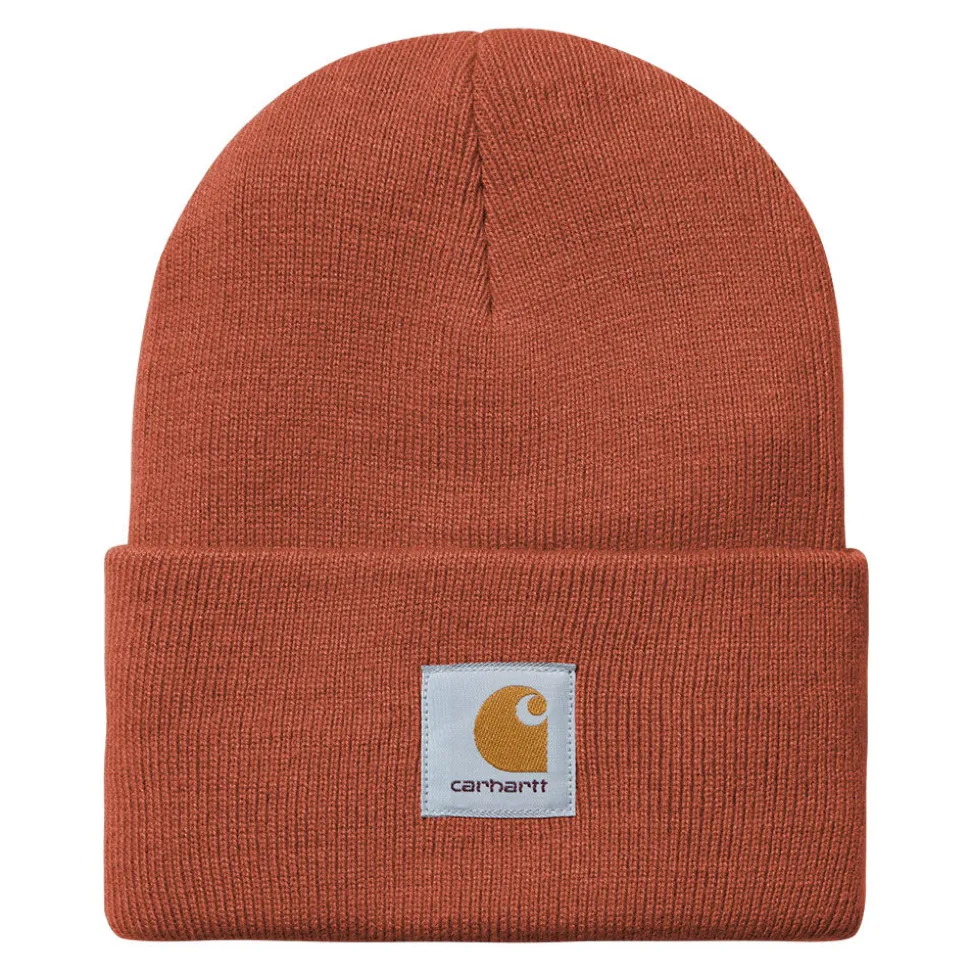 CARHARTT WIP - Bonnet Acrylic Watch - Vermillon< Beanies