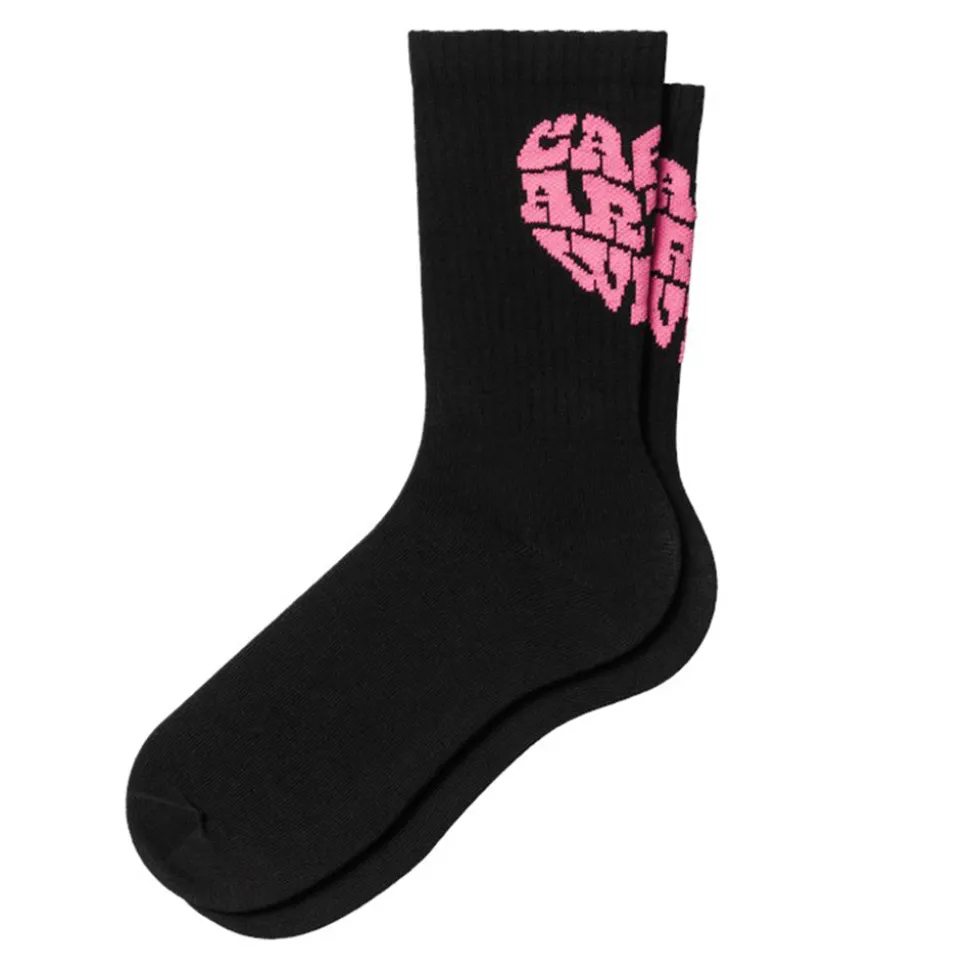 CARHARTT WIP - Chaussettes Heartbreaker - Noir<Women Socks | Socks