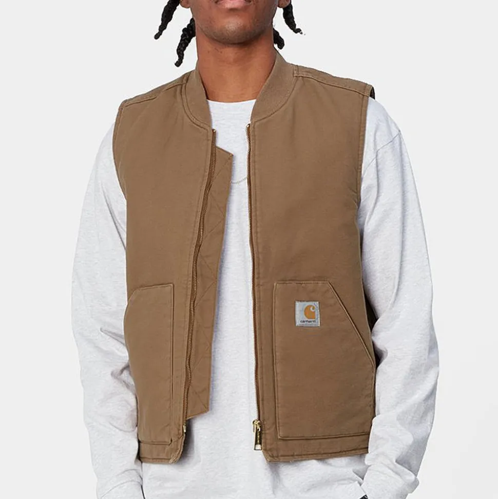 Carhartt Wip - Classic Vest - Marron< Jackets