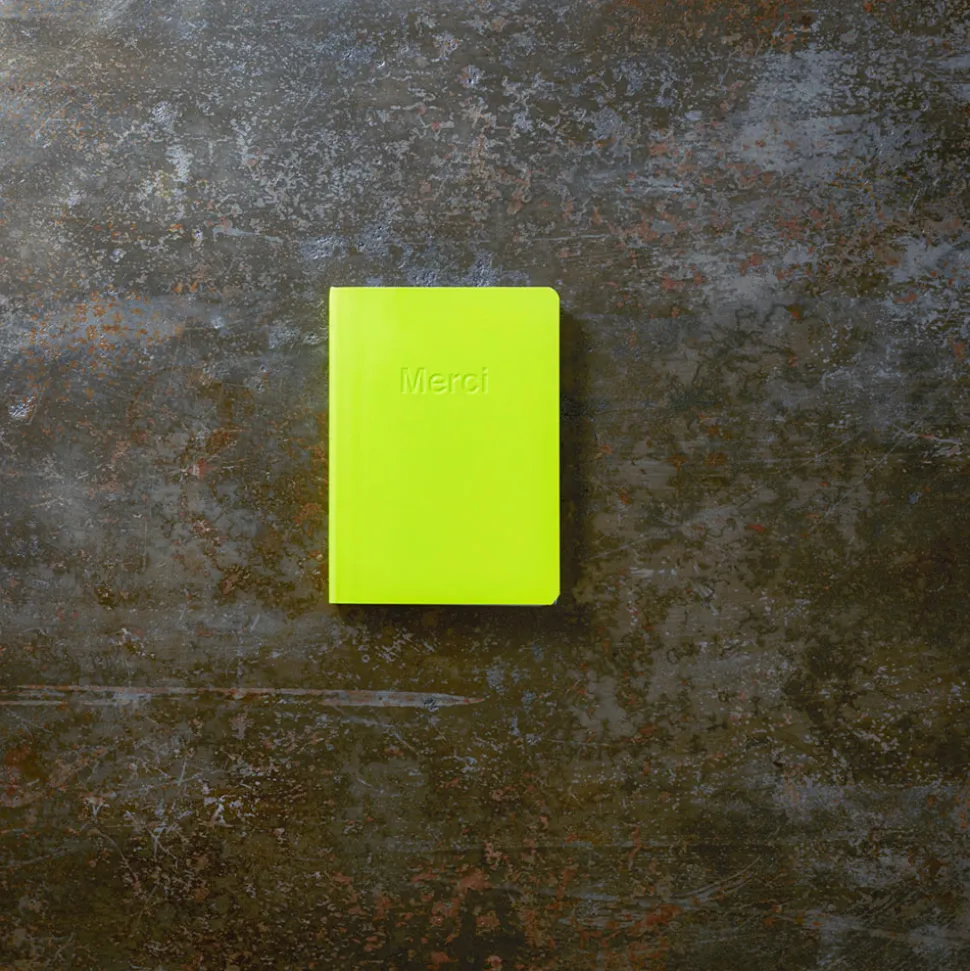 2962 BRANDBOOK Carnet Merci - Fluo Jaune< Writing