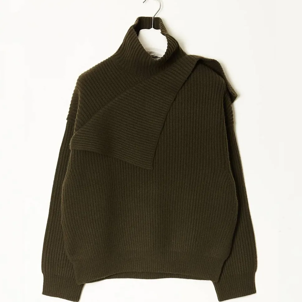 Christian Wijnants - Pull Kimber - Vert foncé<Women Knitwear