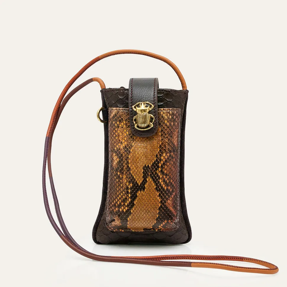 Claris Virot - Etui Téléphone Marcus - Marron<Women Phone Accessories | Phone Accessories