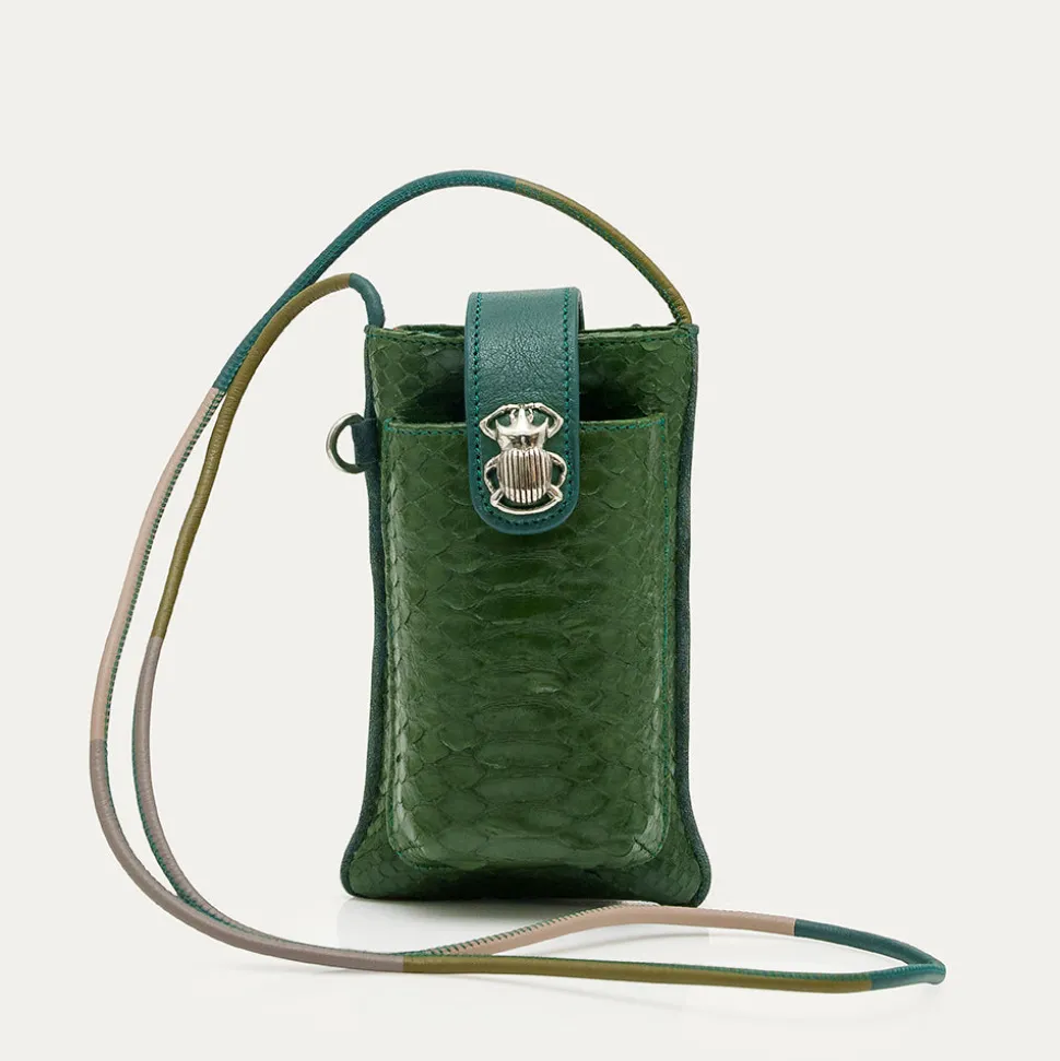 Claris Virot - Etui Téléphone Marcus - Vert<Women Phone Accessories | Phone Accessories