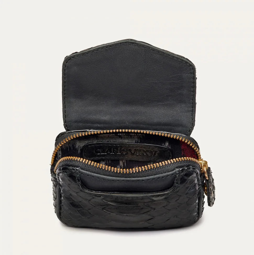 Claris Virot - Porte Monnaie Karl - Noir<Women Wallets | Wallets