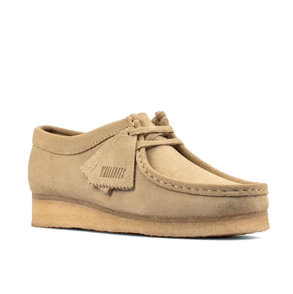 Clarks - Wallabee W - Maple suede<Women Derbies