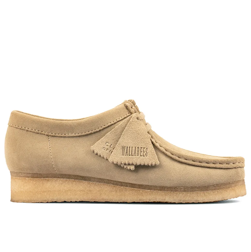 Clarks - Wallabee W - Maple suede<Women Derbies