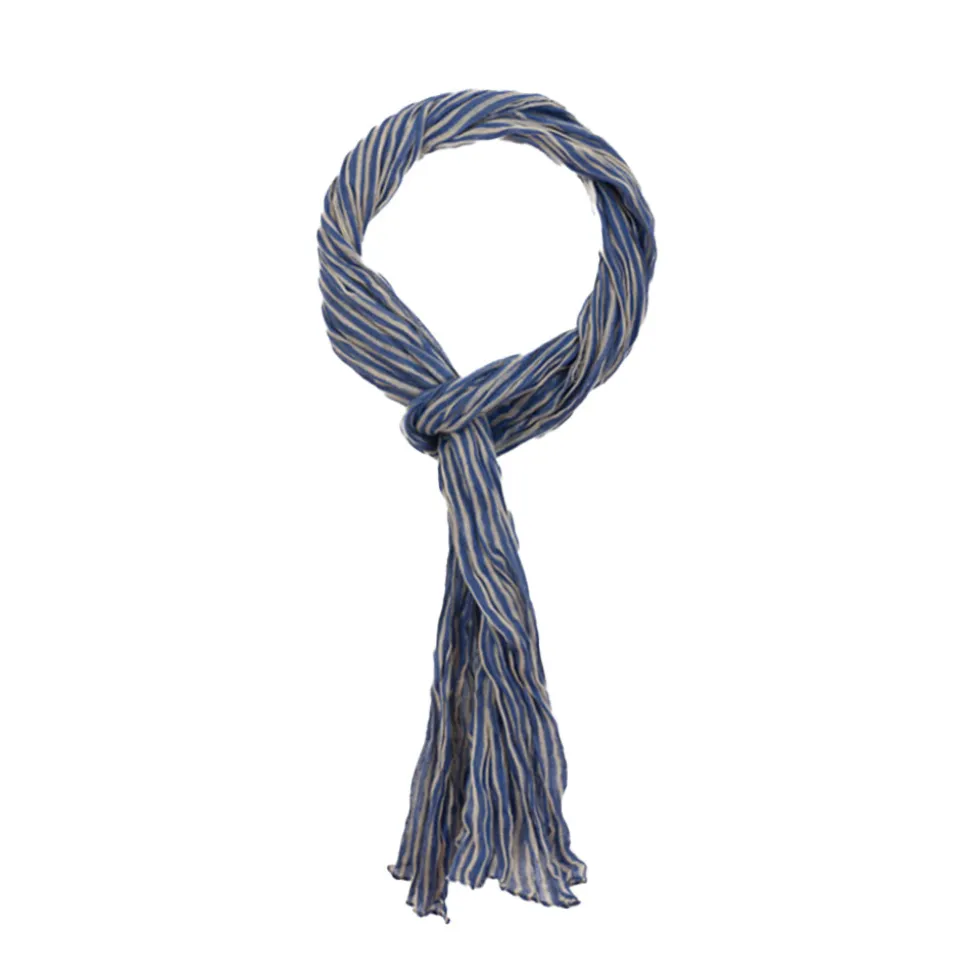 COLORES - Paréo Stripes - Bleu<Women Shawls