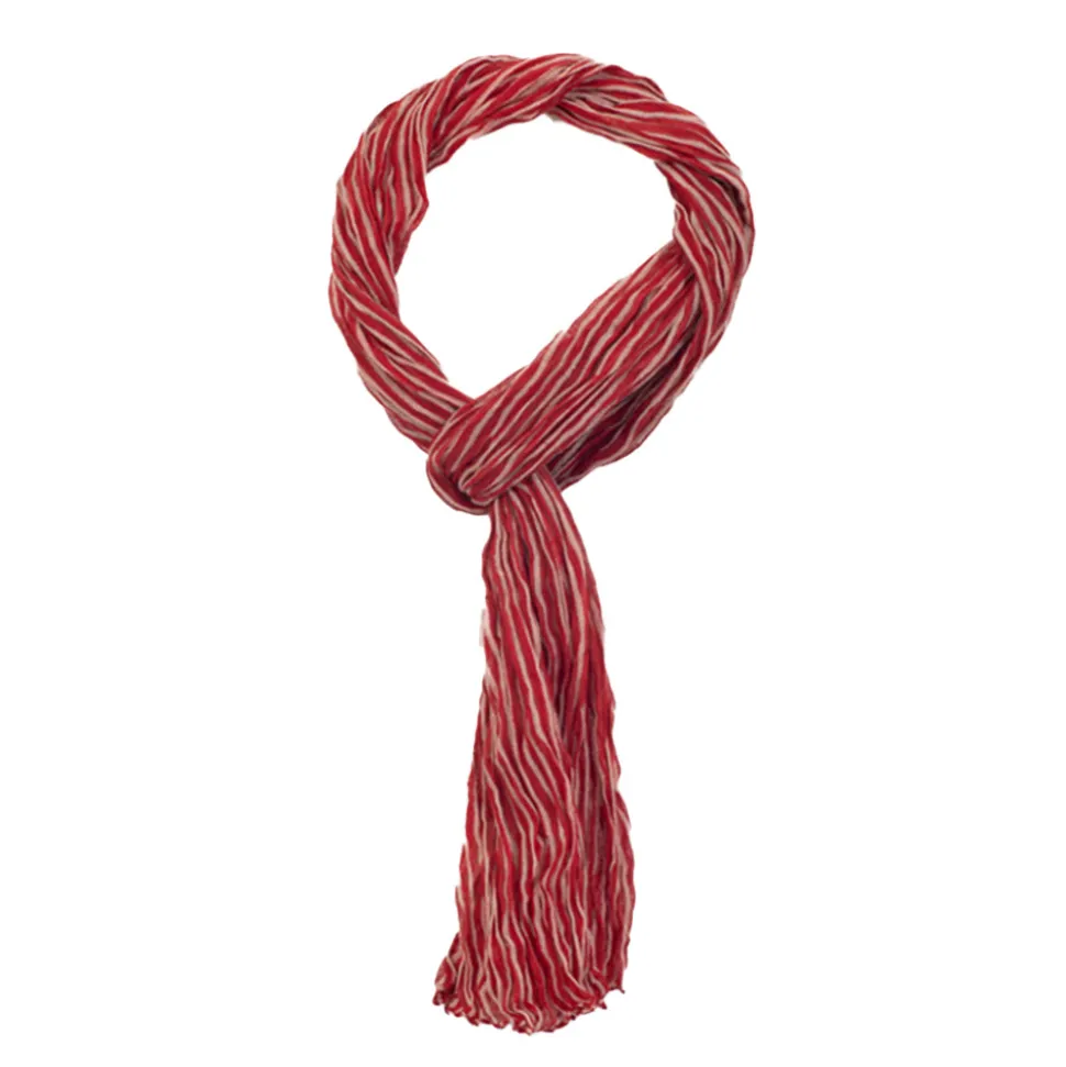 COLORES - Paréo Stripes - Rouge<Women Shawls