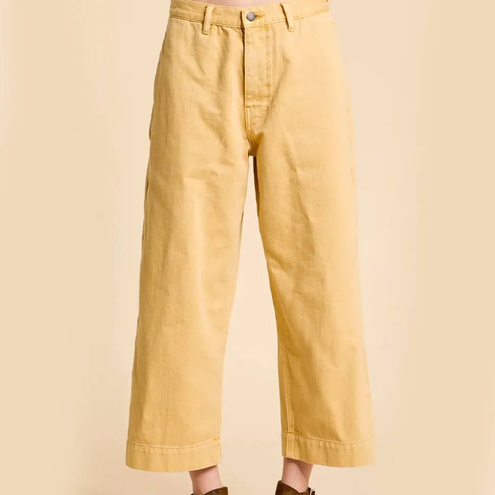 Denimist - Pantalon Georgia - Or Soleil Couchant<Women Pants