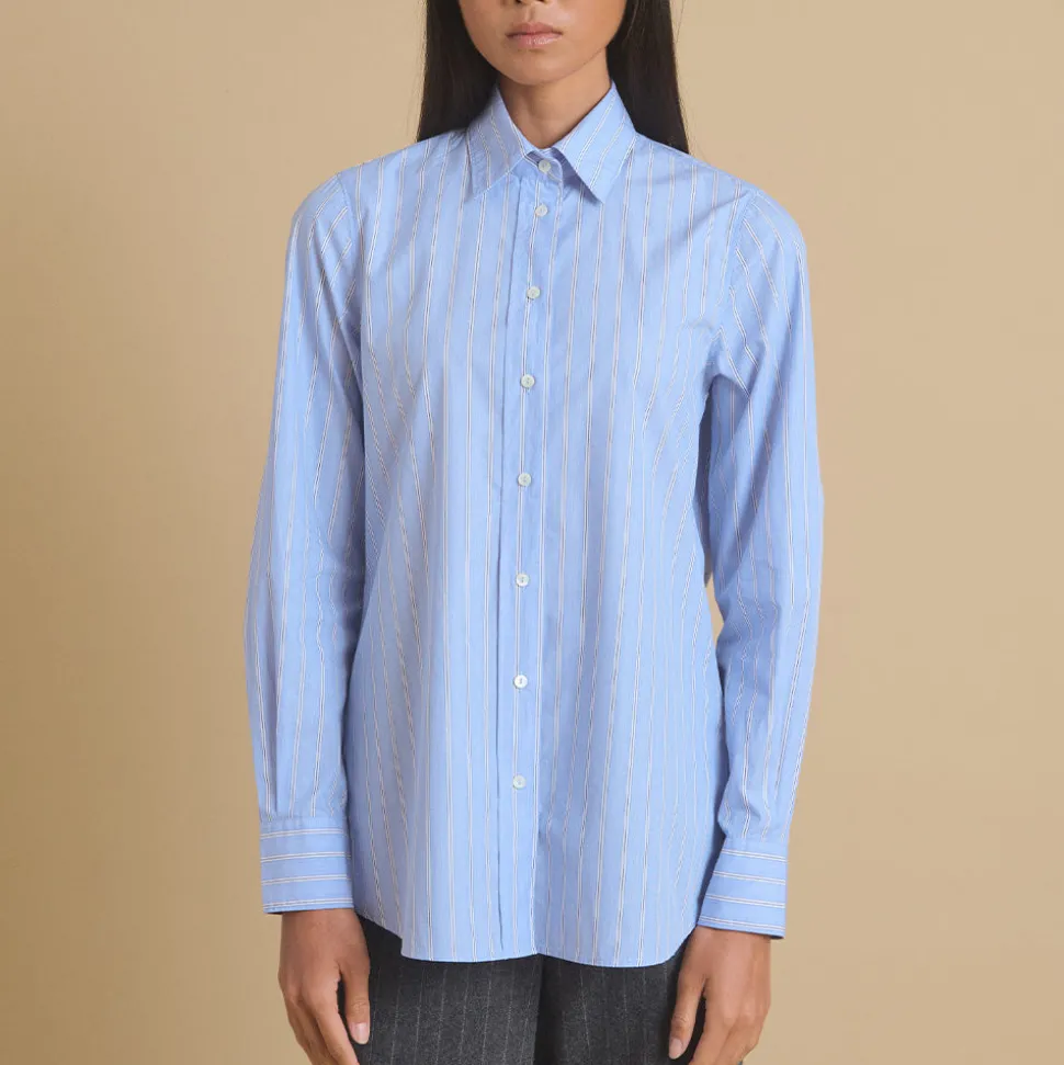 DIEGA - Chemise Ceza - Bleu<Women Shirts