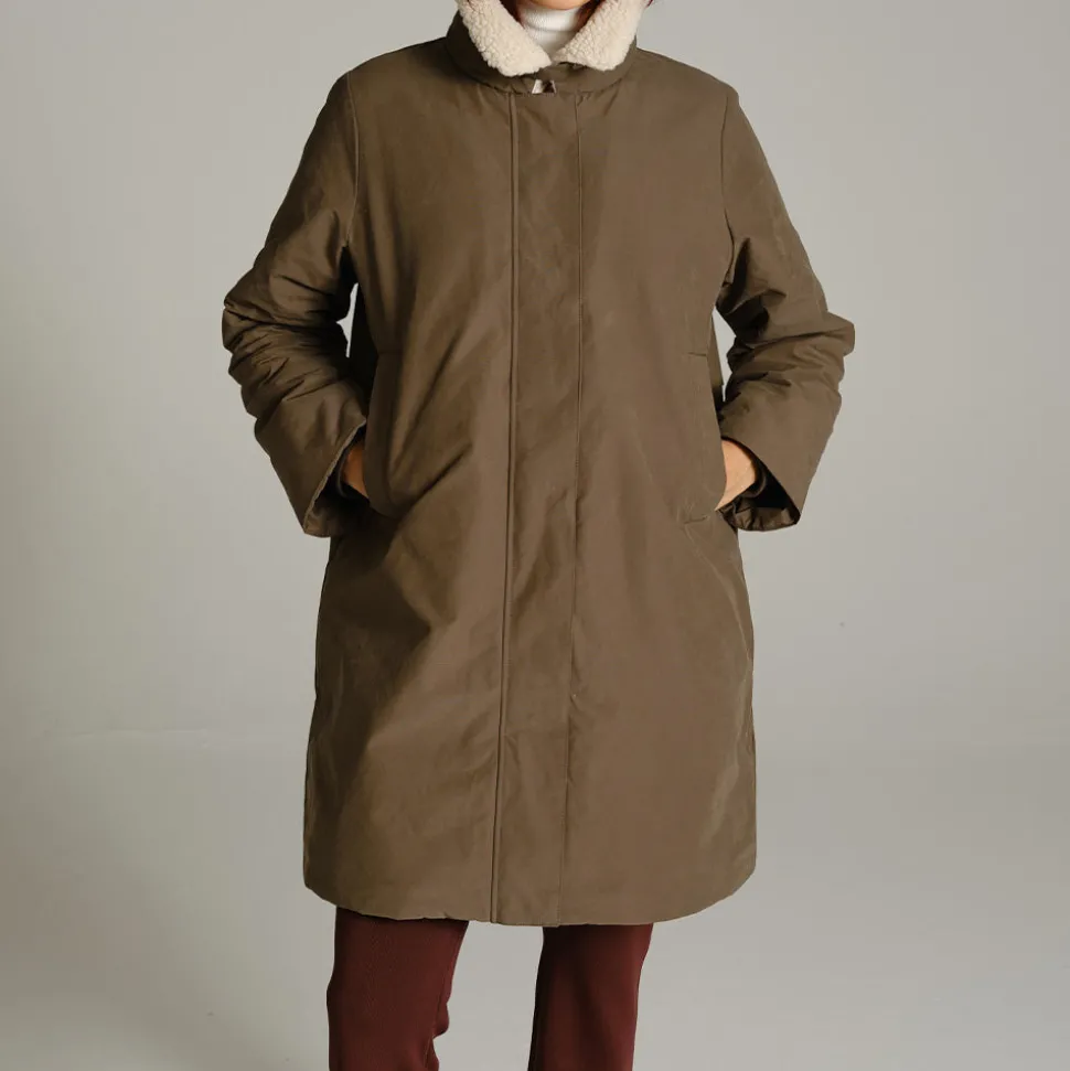 Embassy of Bricks and Logs - Parka Jondal - Vert Olive<Women Coats