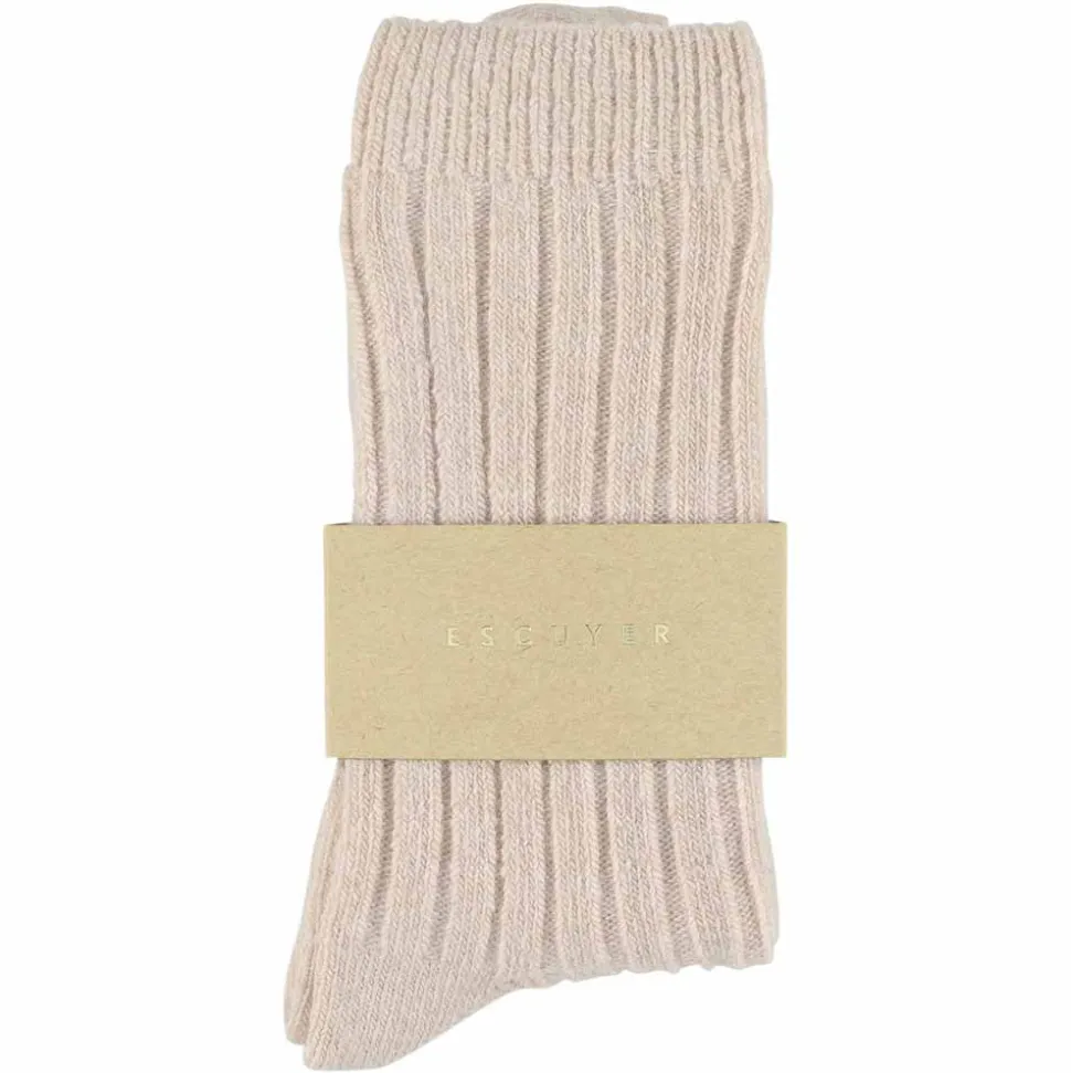 Escuyer - Chaussettes Crew - Rose<Women Socks | Socks