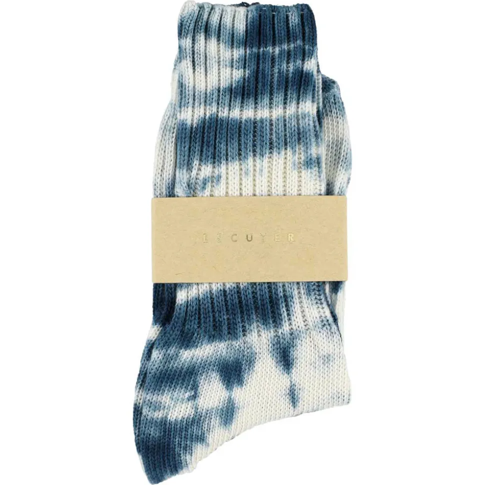 Escuyer - Chaussettes Tie & Dye - Blanc<Women Socks | Socks