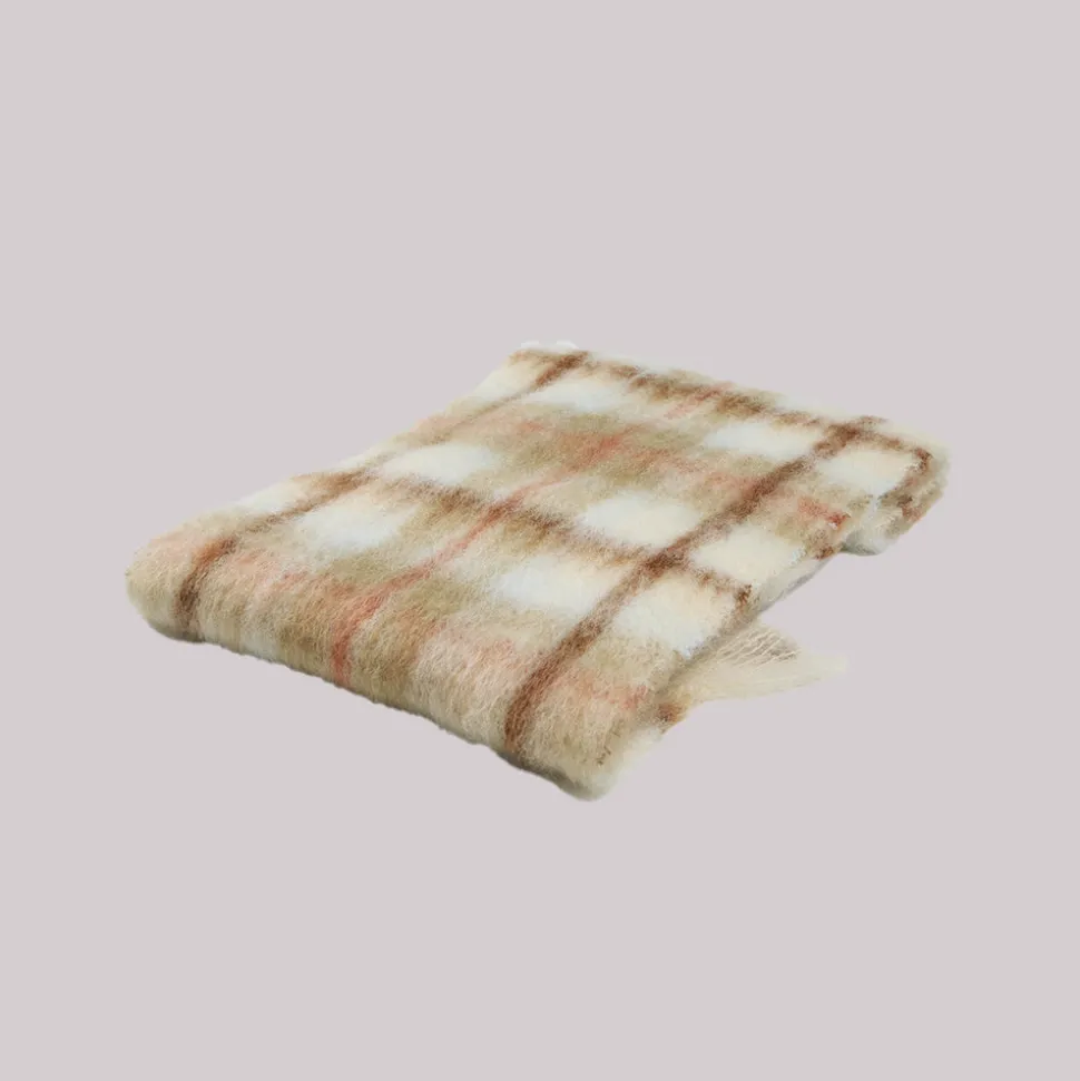 Ezcaray - Echarpe Tartan - Blanc<Women Shawls