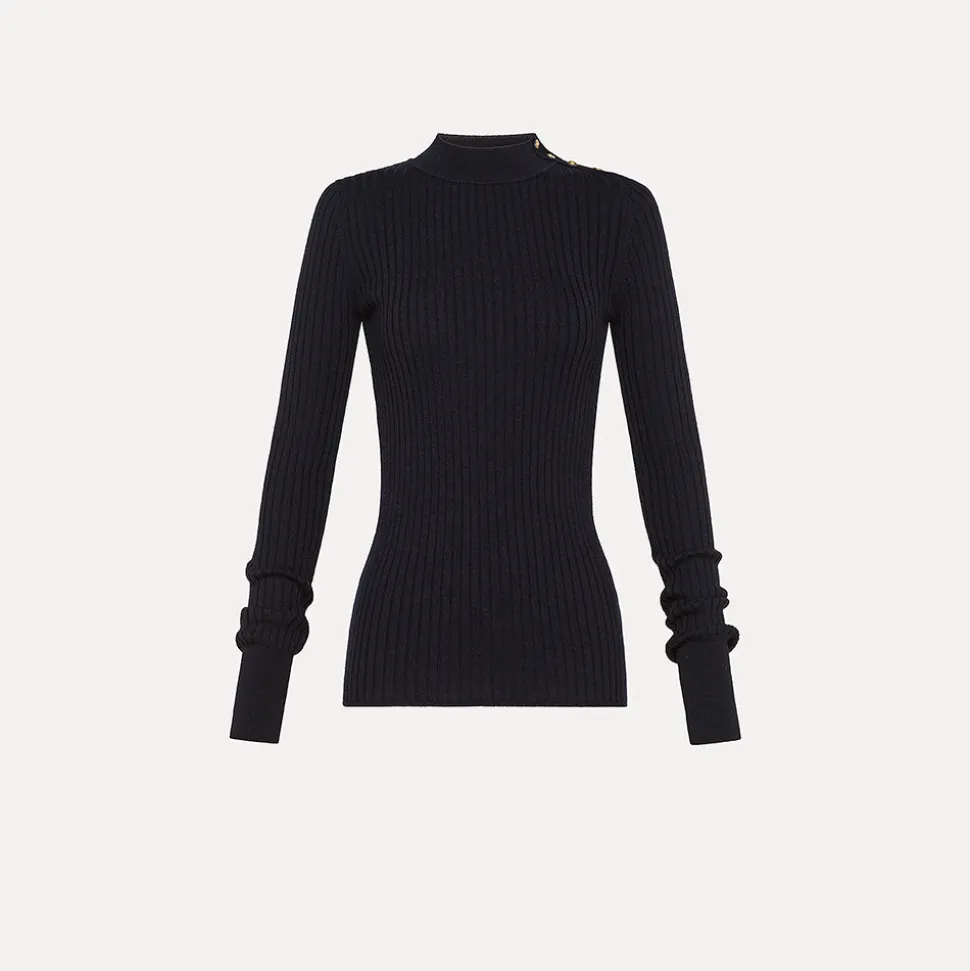 Forte_Forte - Col roulé - Noir<Women Knitwear