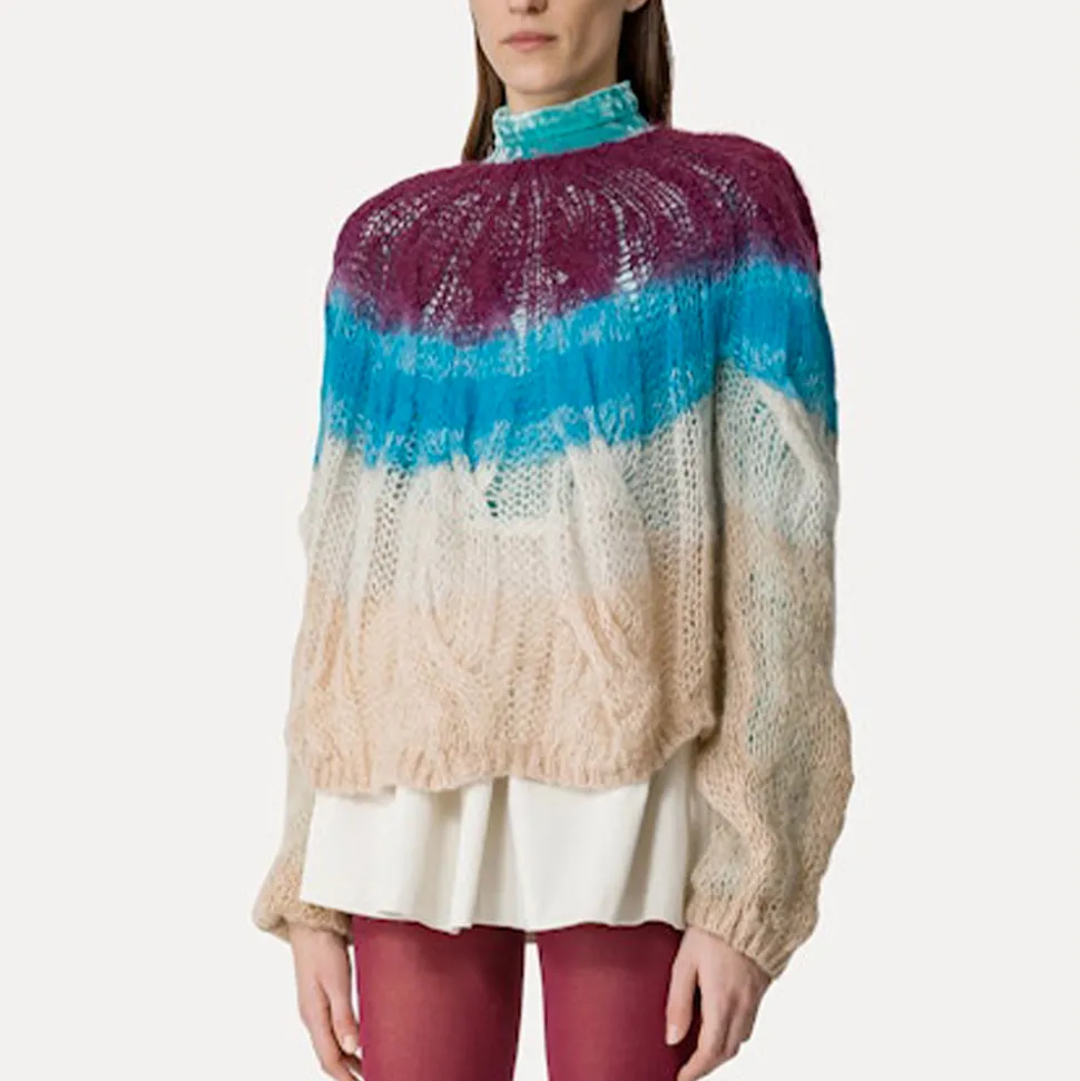 Forte_Forte - Pull - Turquoise<Women Knitwear