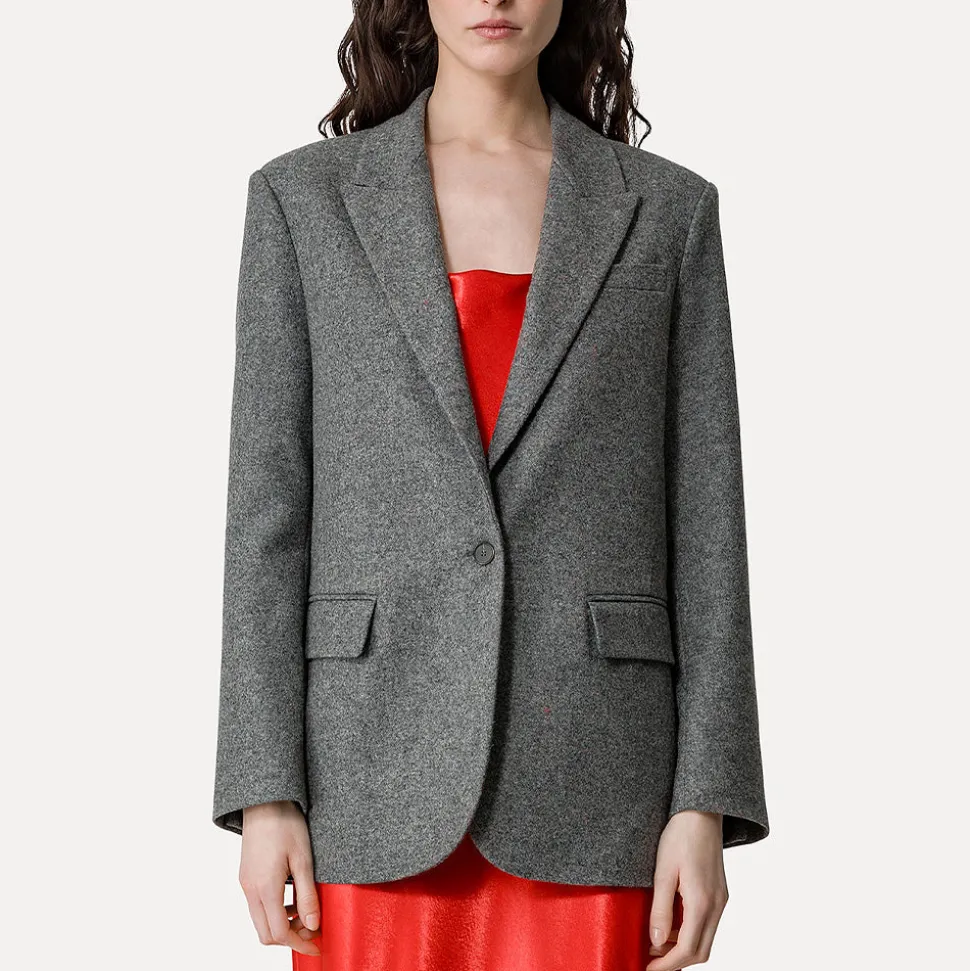 Forte_Forte - Veste Blazer - Gris<Women Jackets