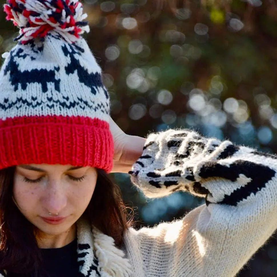 Frantic - Bonnet Hart - Rouge<Women Beanies