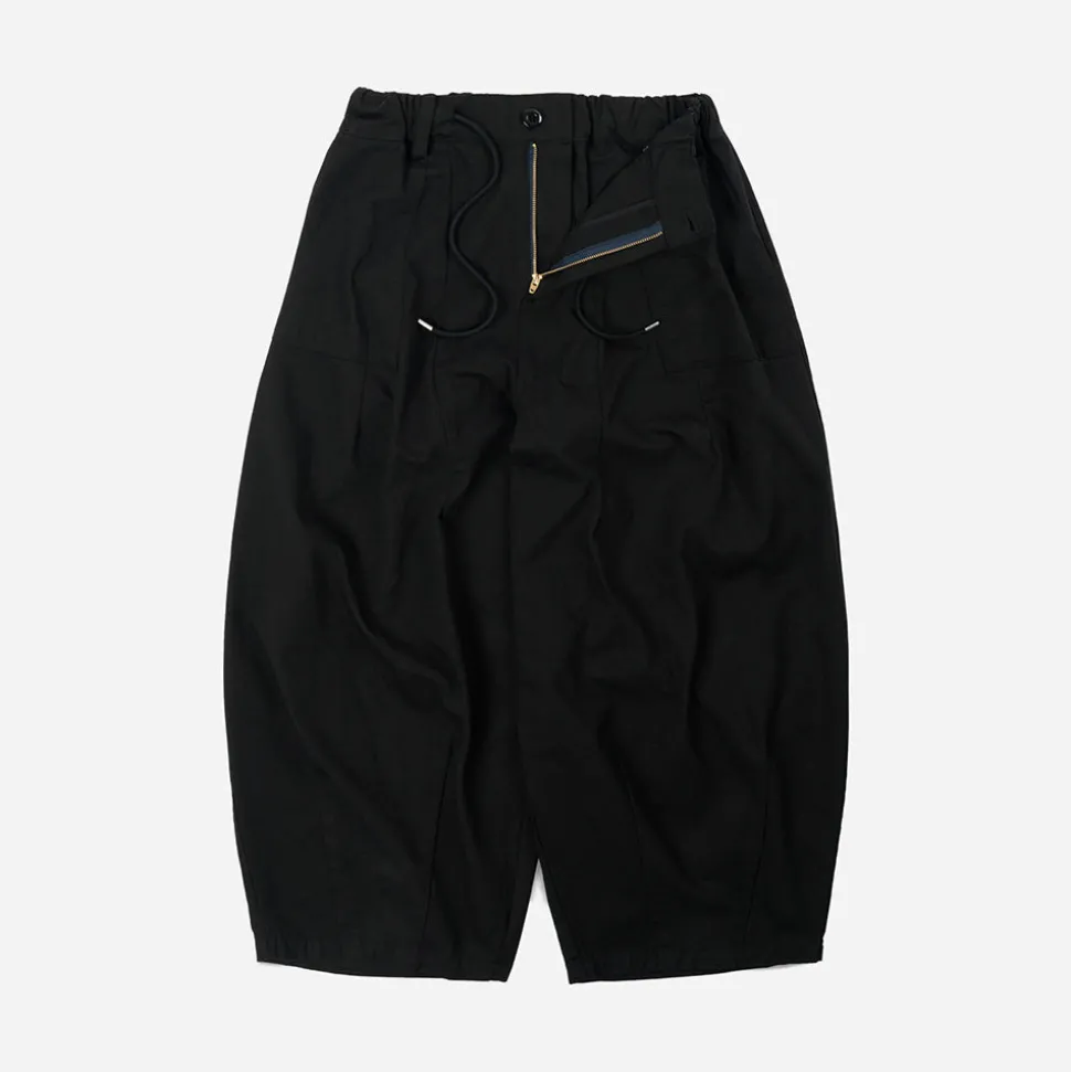 FRIZMWORKS - Pantalon Twill Balloon - Noir< Pants