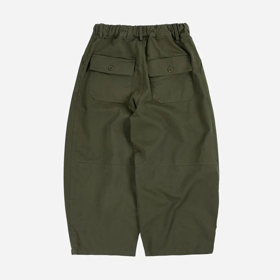 FRIZMWORKS - Pantalon Twill Balloon - Olive< Pants